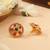 Gold multicolor studs