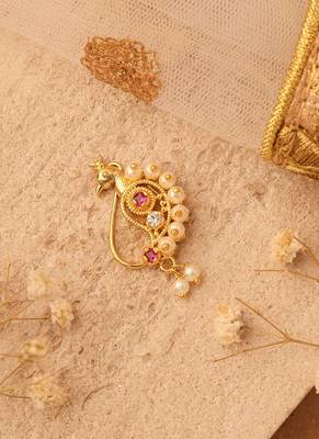 Peacock nose rings 1