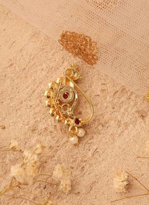 Peacock nose rings 3