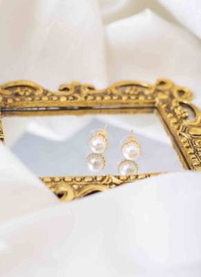 White Pearl Studs 2