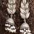 Silver serenity wedding earrings set