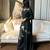 Black Embroidery And Moti work Silk Blend Salwar Suit