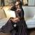Dark Choclate Embroidery And Moti work Silk Blend Salwar Suit