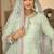 Sky blue color embroidered faux georgette palazzo kameez