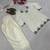 White Color Embroidery And Moti work Silk Blend Salwar Suit
