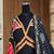 Black Color Mirror with Dori & Latkan Work Navratri Lahenga Choli Set