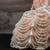Blush pink embroidered suede potli bag
