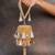 Gold embroidered velvet bucket potli bag