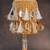 Gold embroidered velvet bucket potli bag