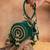 Emerald green embroidered velvet buket potli bag