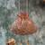 Scarlet red embroidered velvet potli bag