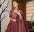 Maroon Color Real Mirror Work Cotton Lahenga Choli Set