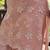 Pink embroidered pure cotton straight kurta set