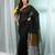 Black cotton saree with zari pallu