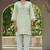 Pista schiffli embroidered pure cotton straight kurta set