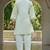 Pista schiffli embroidered pure cotton straight kurta set