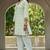 Pista schiffli embroidered pure cotton straight kurta set