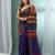 Multicolor cotton saree with stripes design