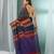 Multicolor cotton saree with stripes design
