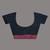 Dark grey soft cotton saree with  zari stripe designs