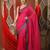 Pink solid mulmul soft saree