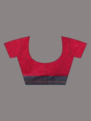 Pink solid mulmul soft saree 4