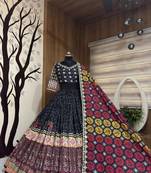 Black Mirror with Dori & Latkan Lahenga Choli Set
