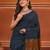 Grey and mustard soft cotton saree with zari strpie pallu