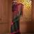 Multicolor cotton handwoven saree with stripe gheecha pallu