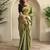 light olive coloer Zari All Over Pichwai Pattern Tilak Butti Motifs tissue saree