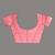 Flamingo pink and sky blue cotton handwoven half n half saree with stripe pattern
