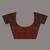Brown cotton handwoven soft saree with texture pattern