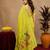 Parrot soft silk blend banarasi jacuard work pethani saree with unstitched blouse piece