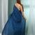 Teal pure cotton soft saree with sequined work