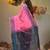 Pink tissue handwoven soft saree