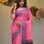 Pink tissue handwoven soft saree