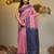 Pink tissue handwoven soft saree