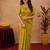 Parrot soft silk blend banarasi jacuard work pethani saree with unstitched blouse piece