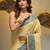 Light yellow tissue handwoven soft saree