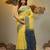 Yellow tissue handwoven soft saree