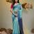 Sky blue tissue handwoven soft saree