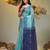 Sky blue tissue handwoven soft saree