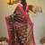 Brown tissue handwoven saree with woven designs
