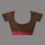 Brown tissue handwoven saree with woven designs