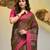 Brown tissue handwoven saree with woven designs