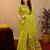 Parrot soft silk blend banarasi jacuard work pethani saree with unstitched blouse piece
