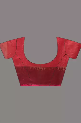 Pink tissue soft saree with zari borders