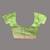 Green tissue soft saree with zari borders