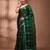 Green texture motifs tissue saree with stripes pallu