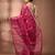 Pink texture motifs tissue saree with stripes pallu